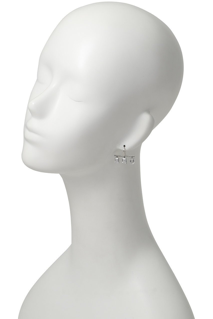 【アドリン ヒュー/Adlin Hue】のWhite Topaz Hannah ピアス 人気、トレンドファッション・服の通販 founy(ファニー) 　ファッション　Fashion　レディースファッション　Fashion for Women　ジュエリー　Jewelry　ファッションリング　Fashion Rings　イヤリング・フープ・ドロップタイプ　Hoop, Drop & Clip Earrings　イヤリング　Earrings　モダン　Modern, Contemporary　リゾート　Resort, Vacation Style　other-2|ID: prp329100004487002 ipo3291000000035660721