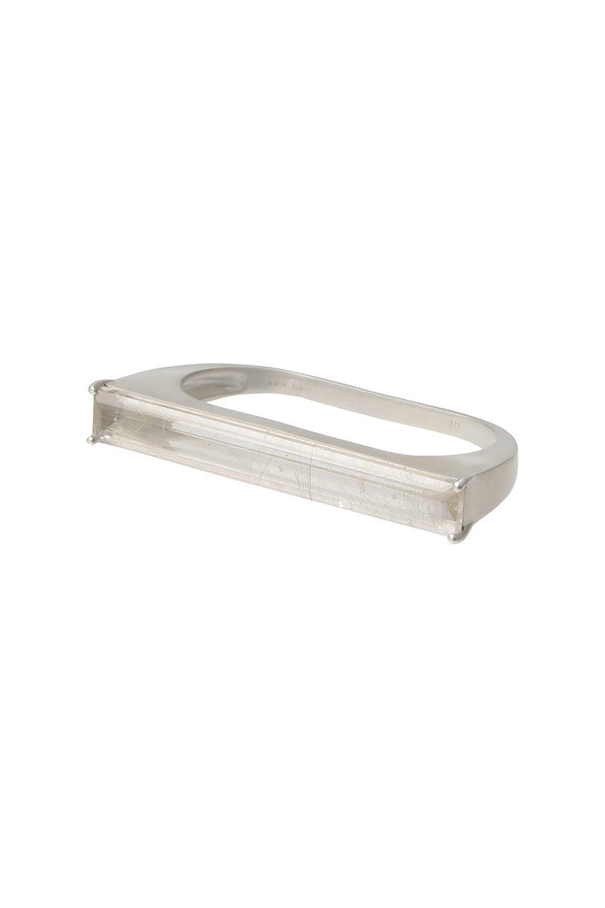 【アドリン ヒュー/Adlin Hue】のRutilated Quartz Double リング 人気、トレンドファッション・服の通販 founy(ファニー) 　ファッション　Fashion　レディースファッション　Fashion for Women　ジュエリー　Jewelry　シルバー　Silver, Metallic Silver　スタイリッシュ　Stylish, Fashionable　ストーン　Stone, Gem-Like　ダブル　Double, Double-Breasted　モダン　Modern, Contemporary　 other-1|ID: prp329100004487005 ipo3291000000036080879