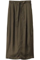 【ベイジ,/BEIGE,】のPAWPAW(ポポー)/ウエストリボンタックスカート Khaki|ID: prp329100004487011 ipo3291000000032850183