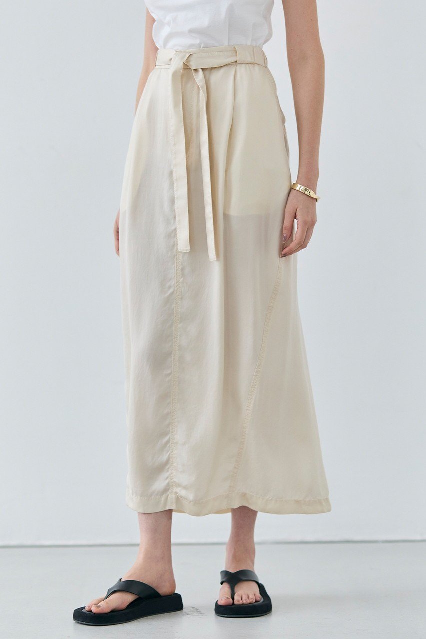 【ベイジ,/BEIGE,】のPAWPAW(ポポー)/ウエストリボンタックスカート 人気、トレンドファッション・服の通販 founy(ファニー) 　ファッション　Fashion　レディースファッション　Fashion for Women　スカート　Skirts　ロングスカート　Long Skirts / Maxi & Midi Skirts　ストレート　Straight, Straight Cut　リボン　Ribbon, Bow　ロング　Long, Long-Length　other-7|ID: prp329100004487011 ipo3291000000035880299