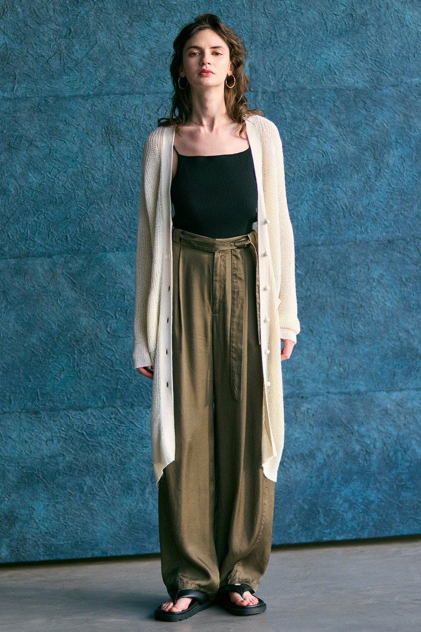 【ベイジ,/BEIGE,】のPAWPAW(ポポー)/ウエストリボンタックワイドパンツ 人気、トレンドファッション・服の通販 founy(ファニー) 　ファッション　Fashion　レディースファッション　Fashion for Women　パンツ　Pants & Trousers　ストレート　Straight, Straight Cut　リボン　Ribbon, Bow　リラックス　Relax, Relaxed Fit　ワイド　Wide, Wide Fit　エレガント 上品　Elegant　other-6|ID: prp329100004487012 ipo3291000000032903662
