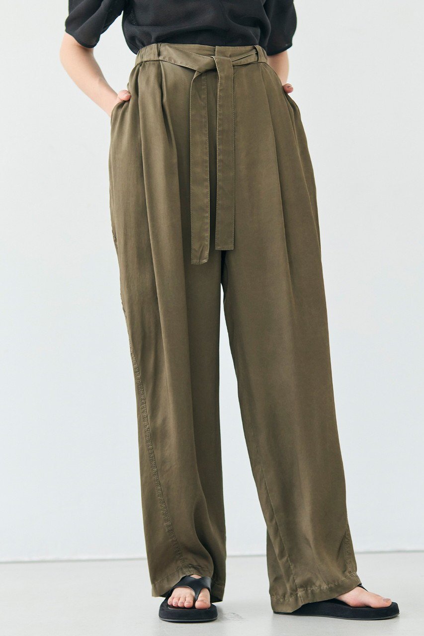 【ベイジ,/BEIGE,】のPAWPAW(ポポー)/ウエストリボンタックワイドパンツ 人気、トレンドファッション・服の通販 founy(ファニー) 　ファッション　Fashion　レディースファッション　Fashion for Women　パンツ　Pants & Trousers　ストレート　Straight, Straight Cut　リボン　Ribbon, Bow　リラックス　Relax, Relaxed Fit　ワイド　Wide, Wide Fit　エレガント 上品　Elegant　other-7|ID: prp329100004487012 ipo3291000000032903665