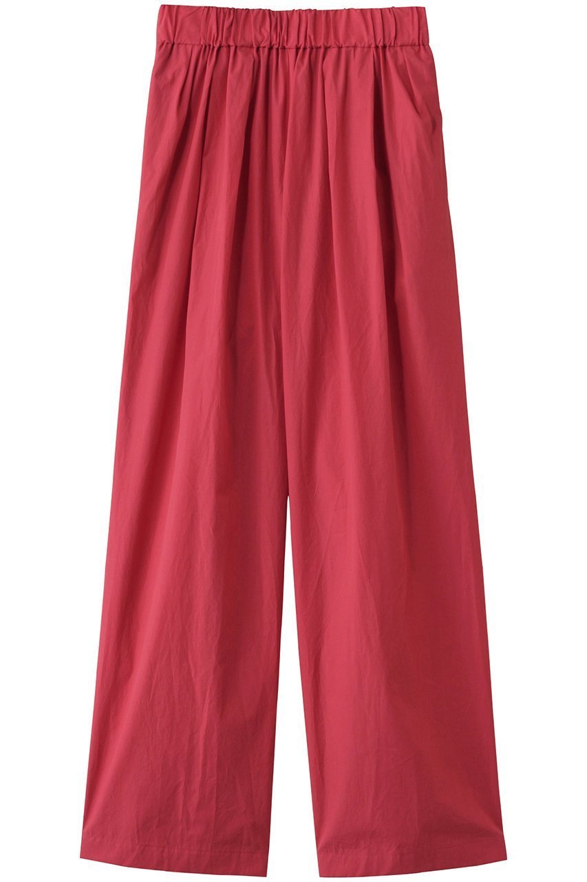 【ベイジ,/BEIGE,】のMALLOW(マロウ)/コットンイージーワイドパンツ インテリア・キッズ・メンズ・レディースファッション・服の通販 founy(ファニー) 　ファッション　Fashion　レディースファッション　Fashion for Women　パンツ　Pants & Trousers　ギャザー　Gathered, Ruffled　スニーカー　Sneakers, Trainers　ファブリック　Fabric, Textile　ワイド　Wide, Wide Fit　Poppy Red|ID: prp329100004487013 ipo3291000000035068569