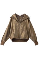 【ヒューエルミュージアム/hueLe Museum】の【STUMBLY】Foil Printed Zip Up 人気、トレンドファッション・服の通販 founy(ファニー) ファッション Fashion レディースファッション Fashion for Women トップス・カットソー Cut & Sew Tops シャツ・ブラウス・オフィスカジュアル Elegant Blouses & Button-Ups ショルダー Shoulder, Shoulder Strap スリーブ Sleeve, Long Sleeve / Short Sleeve ドロップ Drop Shoulder, Dropped Style フォルム Silhouette, Form プリント Print, Printed Pattern メタリック Metallic, Shiny Finish ロング Long, Long-Length ワイド Wide, Wide Fit thumbnail ゴールド|ID: prp329100004487017 ipo3291000000036071059