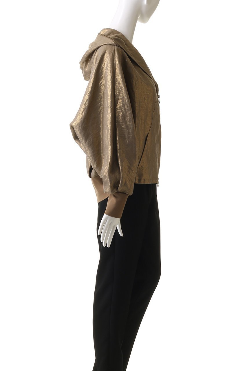 【ヒューエルミュージアム/hueLe Museum】の【STUMBLY】Foil Printed Zip Up 人気、トレンドファッション・服の通販 founy(ファニー) 　ファッション　Fashion　レディースファッション　Fashion for Women　トップス・カットソー　Cut & Sew Tops　シャツ・ブラウス・オフィスカジュアル　Elegant Blouses & Button-Ups　ショルダー　Shoulder, Shoulder Strap　スリーブ　Sleeve, Long Sleeve / Short Sleeve　ドロップ　Drop Shoulder, Dropped Style　フォルム　Silhouette, Form　プリント　Print, Printed Pattern　メタリック　Metallic, Shiny Finish　ロング　Long, Long-Length　ワイド　Wide, Wide Fit　other-3|ID: prp329100004487017 ipo3291000000036071061