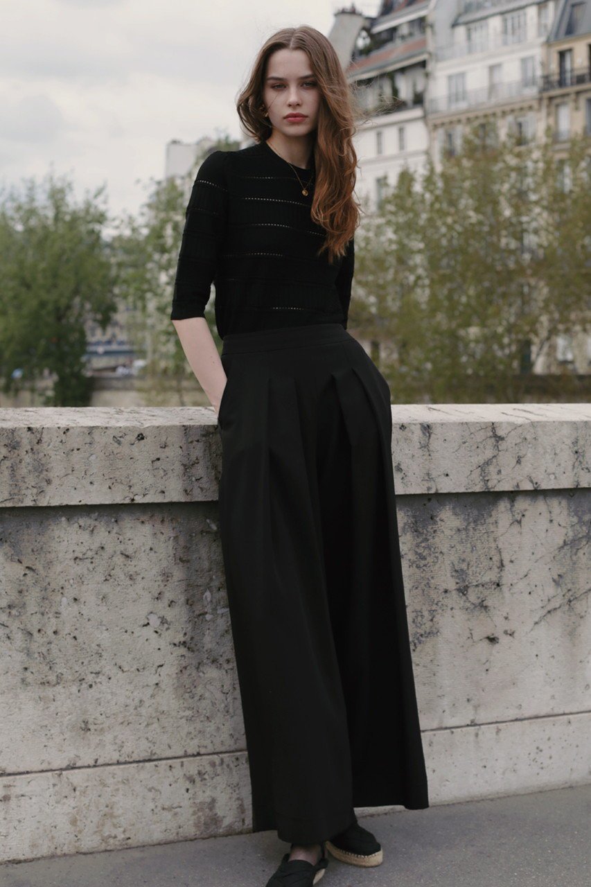 【レモンプレット/Lemonplet】のNOX WIDE PANTS 人気、トレンドファッション・服の通販 founy(ファニー) 　ファッション　Fashion　レディースファッション　Fashion for Women　パンツ　Pants & Trousers　エレガント 上品　Elegant　カーディガン　Cardigan, Knitwear　シンプル　Simple, Minimal　トレンド　Trend, Trending Now　ドレープ　Drape, Draping Fabric　フロント　Front, Front Design　ポケット　Pocket, Pocket Detail　other-6|ID: prp329100004487019 ipo3291000000032903840