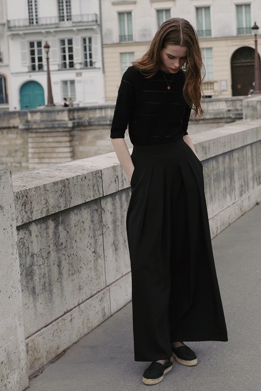 【レモンプレット/Lemonplet】のNOX WIDE PANTS 人気、トレンドファッション・服の通販 founy(ファニー) 　ファッション　Fashion　レディースファッション　Fashion for Women　パンツ　Pants & Trousers　エレガント 上品　Elegant　カーディガン　Cardigan, Knitwear　シンプル　Simple, Minimal　トレンド　Trend, Trending Now　ドレープ　Drape, Draping Fabric　フロント　Front, Front Design　ポケット　Pocket, Pocket Detail　other-7|ID: prp329100004487019 ipo3291000000032903843