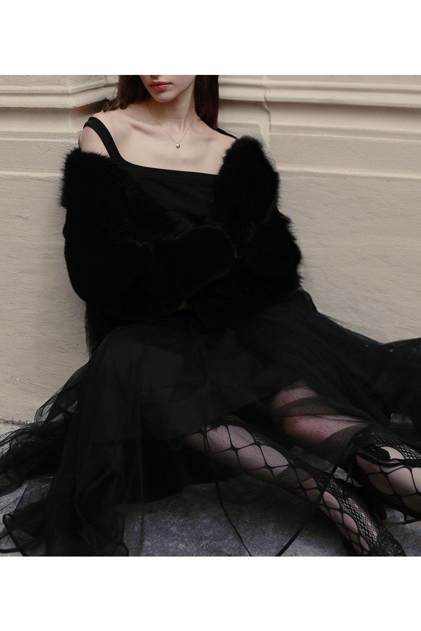 【レモンプレット/Lemonplet】のAINE LONG SKIRT 人気、トレンドファッション・服の通販 founy(ファニー) 　ファッション　Fashion　レディースファッション　Fashion for Women　スカート　Skirts　ロングスカート　Long Skirts / Maxi & Midi Skirts　カーディガン　Cardigan, Knitwear　チュール　Tulip, Tulip Motif　ドット　Polka Dot, Dot Pattern　フィット　Fit, Slim Fit　マキシ　Maxi, Full Length　ライニング　Inner Lining, Inner Fabric, Lined　ロング　Long, Long-Length　other-7|ID: prp329100004487021 ipo3291000000032674822