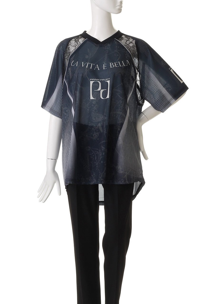 【プランク プロジェクト/PRANK PROJECT】のアストロノミーゲームシャツ / Astronomy Game Shirt 人気、トレンドファッション・服の通販 founy(ファニー) ファッション Fashion レディースファッション Fashion for Women トップス・カットソー Cut & Sew Tops シャツ・ブラウス・オフィスカジュアル Elegant Blouses & Button-Ups ロングTシャツ・Tシャツ Longline T-Shirts & Tees カットソー・ベーシックTシャツ Cut-and-Sewn Tops / Stretch Tees & Basics グラデーション Gradient, Ombre ショート Short, Short Length スポーティ Sporty, Casual Athletic スリーブ Sleeve, Long Sleeve / Short Sleeve ドット Polka Dot, Dot Pattern プリント Print, Printed Pattern メッシュ Mesh, Net Fabric レース Lace, Lace Fabric ロマンティック Romantic, Feminine Style other-5|ID: prp329100004488829 ipo3291000000032631983