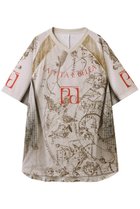 【プランク プロジェクト/PRANK PROJECT】のアストロノミーゲームシャツ / Astronomy Game Shirt 人気、トレンドファッション・服の通販 founy(ファニー) ファッション Fashion レディースファッション Fashion for Women トップス・カットソー Cut & Sew Tops シャツ・ブラウス・オフィスカジュアル Elegant Blouses & Button-Ups ロングTシャツ・Tシャツ Longline T-Shirts & Tees カットソー・ベーシックTシャツ Cut-and-Sewn Tops / Stretch Tees & Basics グラデーション Gradient, Ombre ショート Short, Short Length スポーティ Sporty, Casual Athletic スリーブ Sleeve, Long Sleeve / Short Sleeve ドット Polka Dot, Dot Pattern プリント Print, Printed Pattern メッシュ Mesh, Net Fabric レース Lace, Lace Fabric ロマンティック Romantic, Feminine Style thumbnail BGE(ベージュ)|ID: prp329100004488829 ipo3291000000036097114