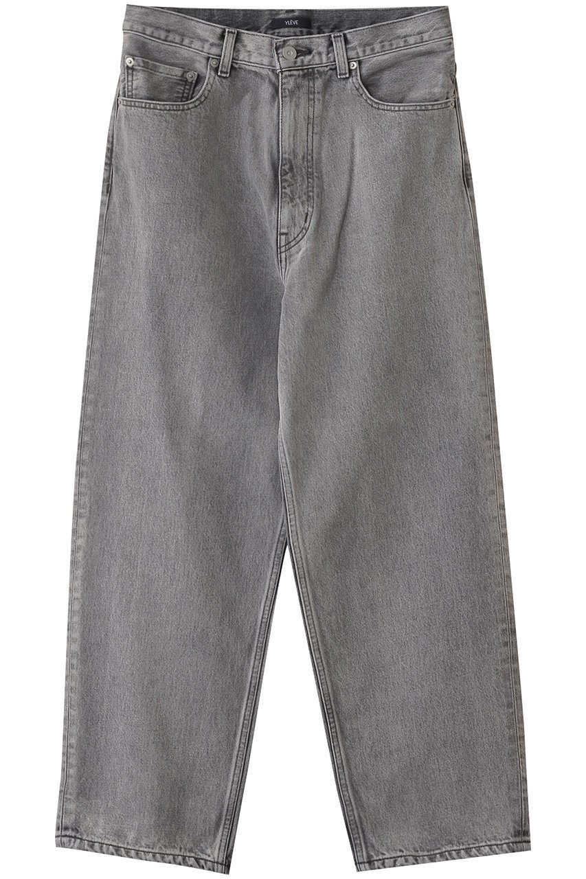 【イレーヴ/YLEVE】の13.5oz デニムバギーフェード インテリア・キッズ・メンズ・レディースファッション・服の通販 founy(ファニー) 　ファッション　Fashion　レディースファッション　Fashion for Women　パンツ　Pants & Trousers　デニムパンツ・ジーンズ・美脚デニム　Denim Jeans & Pants　デニム　Denim, Jeans Material　アイスブラック|ID: prp329100004488835 ipo3291000000032902476