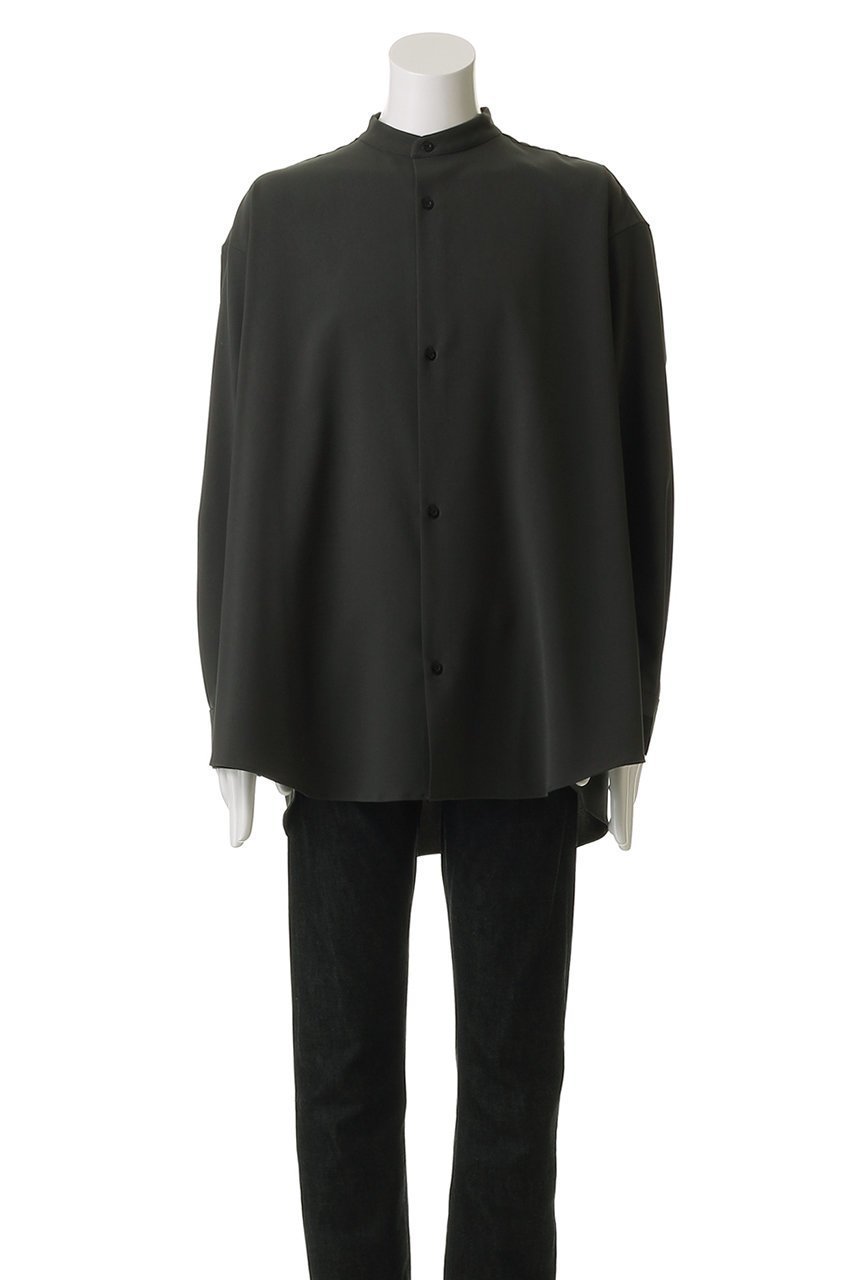 【エヌ.ハリウッド/N.HOOLYWOOD / MEN】の【MEN】【COMPILE】ノーカラーシャツ 人気、トレンドファッション・服の通販 founy(ファニー) 　ファッション　Fashion　メンズファッション　Fashion for Men　コレクション　Collection, Seasonal Line　スリーブ　Sleeve, Long Sleeve / Short Sleeve　フォルム　Silhouette, Form　モダン　Modern, Contemporary　ロング　Long, Long-Length　今季　This Season, Current Season　other-2|ID: prp329100004488836 ipo3291000000032837487