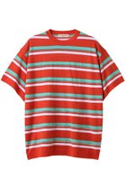 【シンゾーン/Shinzone】のマルチストライプクルーネックニット レッド|ID: prp329100004488839 ipo3291000000032926291