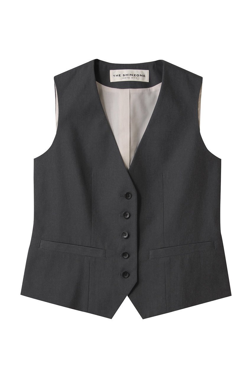 【シンゾーン/Shinzone】のサマーギャバジンジレ 人気、トレンドファッション・服の通販 founy(ファニー) 　ファッション　Fashion　レディースファッション　Fashion for Women　アウター　Coat / Outerwear Collection　レディースジャケット・軽アウター　Jackets　シンプル　Simple, Minimal　ジャケット　Jacket, Outerwear　スマート　Smart, Elegant　ベスト　Vest, Waistcoat　マニッシュ　Mannish, Boyish　エレガント 上品　Elegant　夏　Summer　 other-1|ID: prp329100004488841 ipo3291000000032954121