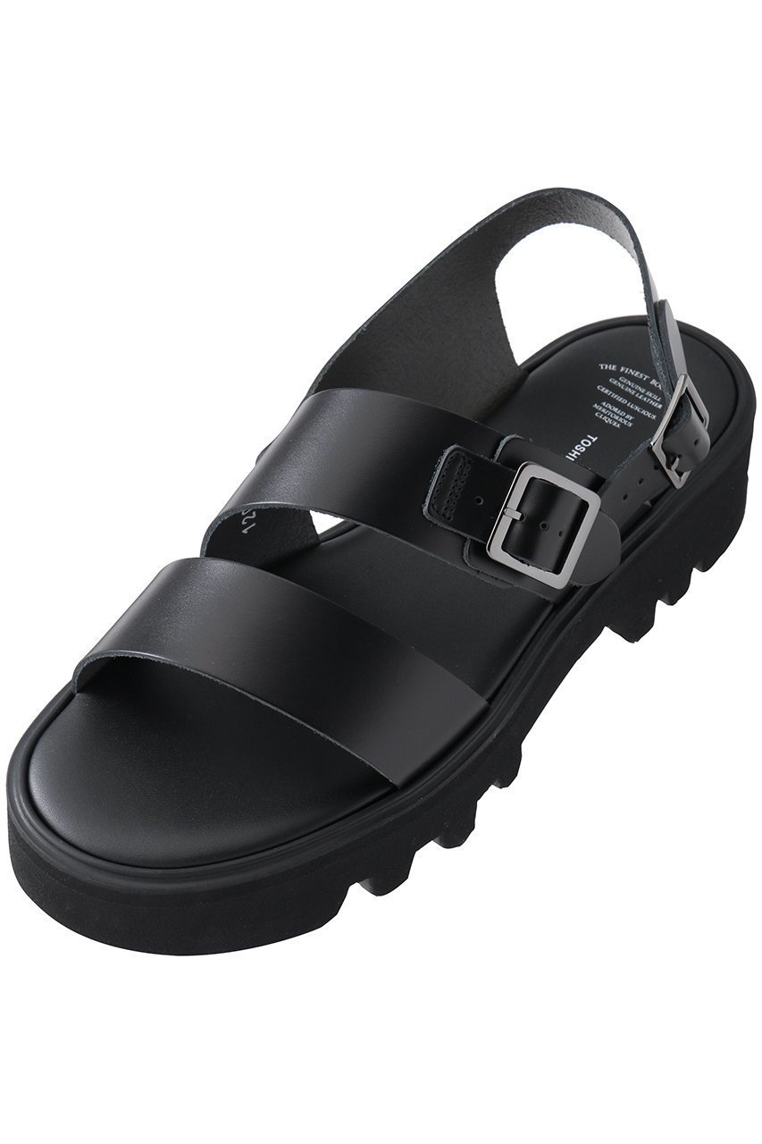 【ビューティフルシューズ/BEAUTIFUL SHOES】のS.S. BELT SANDALS(TWEETY SOLE) インテリア・キッズ・メンズ・レディースファッション・服の通販 founy(ファニー) 　ファッション　Fashion　レディースファッション　Fashion for Women　サンダル　Sandals, Summer Shoes　シューズ　Shoes, Footwear　スタイリッシュ　Stylish, Fashionable　ソックス　Socks, Hosiery　ラップ　Wrap, Wrap Design　人気　Popular, Best Seller　厚底　Platform Shoes　夏　Summer　春　Spring　S/S・春夏　SS, Spring/Summer, Warm Season　ブラック|ID: prp329100004488842 ipo3291000000032854050