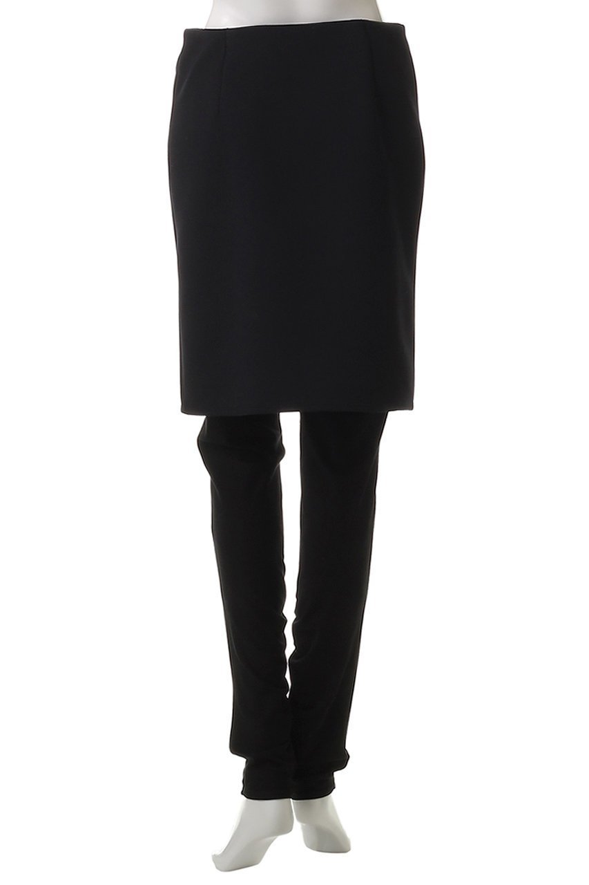 【プレインピープル/PLAIN PEOPLE】のポンチ×コットンフライススカート付きパンツ 人気、トレンドファッション・服の通販 founy(ファニー) 　ファッション　Fashion　レディースファッション　Fashion for Women　スカート　Skirts　パンツ　Pants & Trousers　シンプル　Simple, Minimal　タイトスカート　Pencil Skirt, Tight Skirt　レギンス　Leggings, Stretch Pants　再入荷　Restock / Back in Stock　other-4|ID: prp329100004488845 ipo3291000000035040986