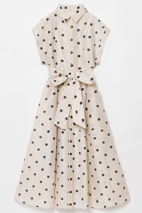 【アルアバイル/allureville】 【LOULOU WILLOUGHBY】オーガンドットウエストリボンワンピース人気、トレンドファッション・服の通販 founy(ファニー) ファッション Fashion レディースファッション Fashion for Women ワンピース Dresses チュニック Tunic Tops & Dresses オーガンジー Organza Fabric チュニック Tunic, Long Top ドット Polka Dot, Dot Pattern フィット Fit, Slim Fit プリント Print, Printed Pattern リボン Ribbon, Bow エレガント 上品 Elegant |ID:prp329100004488851