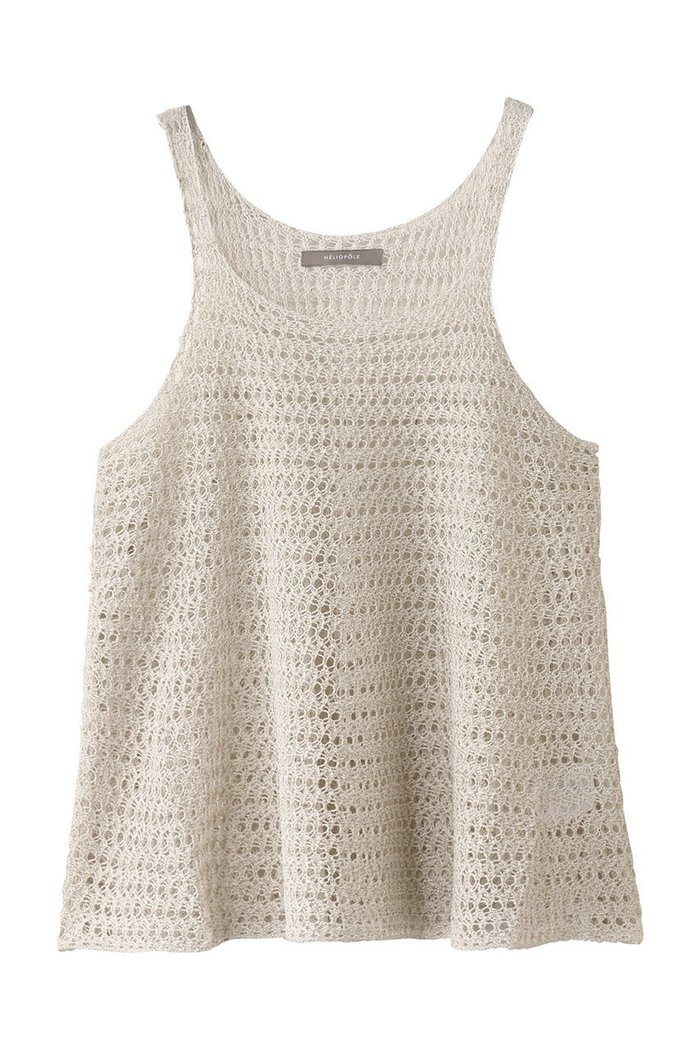 【エリオポール/heliopole】のグリッタークロッシェニットキャミソール インテリア・キッズ・メンズ・レディースファッション・服の通販 founy(ファニー) https://founy.com/ ファッション Fashion レディースファッション Fashion for Women トップス・カットソー Cut & Sew Tops ニット Knit Tops & Sweaters キャミソール&ノースリーブ Camisoles & Sleeveless Tops カジュアルプルオーバー・ニットトップス Pullovers & Knit Tops / Casual Pullovers キャミソール Camisole, Spaghetti Strap Top リュクス Luxury, Elegant, High-End, Chic 夏 Summer 春 Spring S/S・春夏 SS, Spring/Summer, Warm Season |ID: prp329100004488854 ipo3291000000035066452