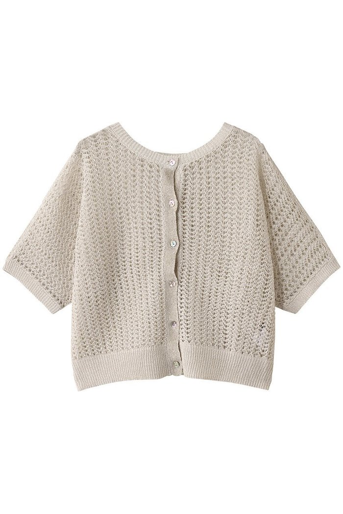 【エリオポール/heliopole】のグリッタークロッシェ2WAYニット インテリア・キッズ・メンズ・レディースファッション・服の通販 founy(ファニー) https://founy.com/ ファッション Fashion レディースファッション WOMEN トップス・カットソー Tops/Tshirt ニット Knit Tops プルオーバー Pullover インナー Inner スリーブ Sleeve ハーフ Half 再入荷 Restock/Back In Stock/Re Arrival |ID: prp329100004488855 ipo3291000000031646824