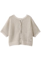 【エリオポール/heliopole】のグリッタークロッシェ2WAYニット 人気、トレンドファッション・服の通販 founy(ファニー) ファッション Fashion レディースファッション Fashion for Women トップス・カットソー Cut & Sew Tops ニット Knit Tops & Sweaters カジュアルプルオーバー・ニットトップス Pullovers & Knit Tops / Casual Pullovers インナー Innerwear スリーブ Sleeve, Long Sleeve / Short Sleeve ハーフ Half, Half-Length thumbnail アイボリー|ID: prp329100004488855 ipo3291000000032795756