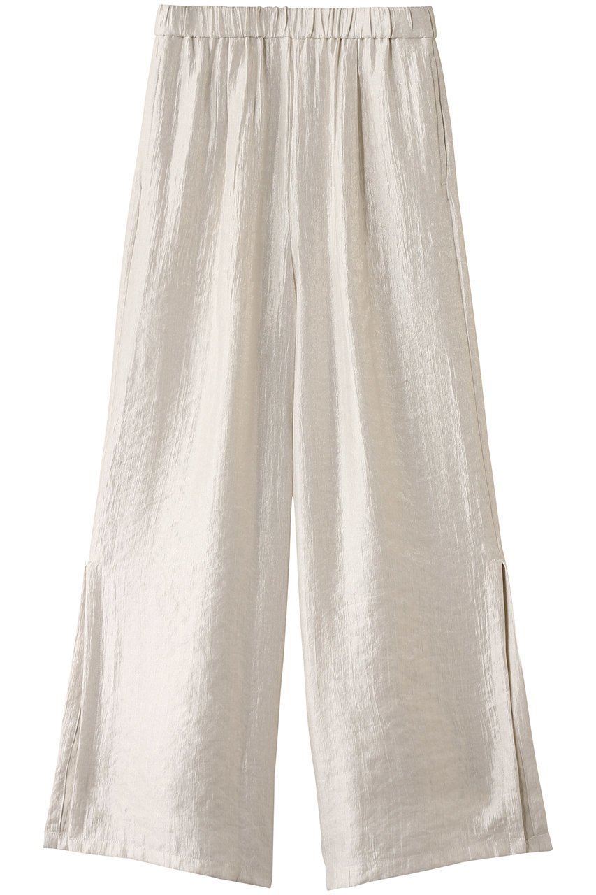 【エリオポール/heliopole】のサテンスリットイージーパンツ 人気、トレンドファッション・服の通販 founy(ファニー) 　ファッション　Fashion　レディースファッション　Fashion for Women　パンツ　Pants & Trousers　サテン　Satin, Glossy Fabric　スリット　Slit, Slit Detail　ロング　Long, Long-Length　定番　Standard, Basic Item　 other-1|ID: prp329100004488858 ipo3291000000034386833