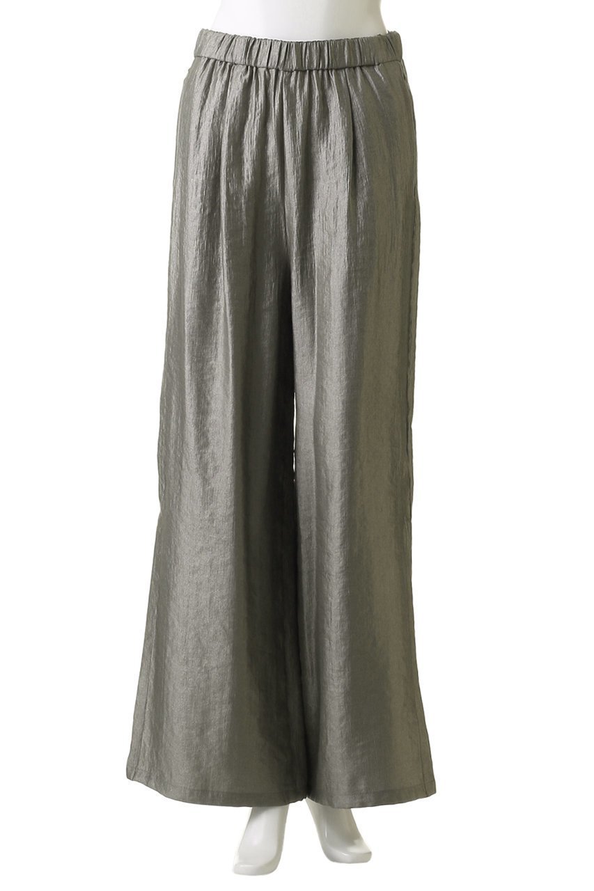 【エリオポール/heliopole】のサテンスリットイージーパンツ 人気、トレンドファッション・服の通販 founy(ファニー) 　ファッション　Fashion　レディースファッション　Fashion for Women　パンツ　Pants & Trousers　サテン　Satin, Glossy Fabric　スリット　Slit, Slit Detail　ロング　Long, Long-Length　定番　Standard, Basic Item　other-2|ID: prp329100004488858 ipo3291000000034386836