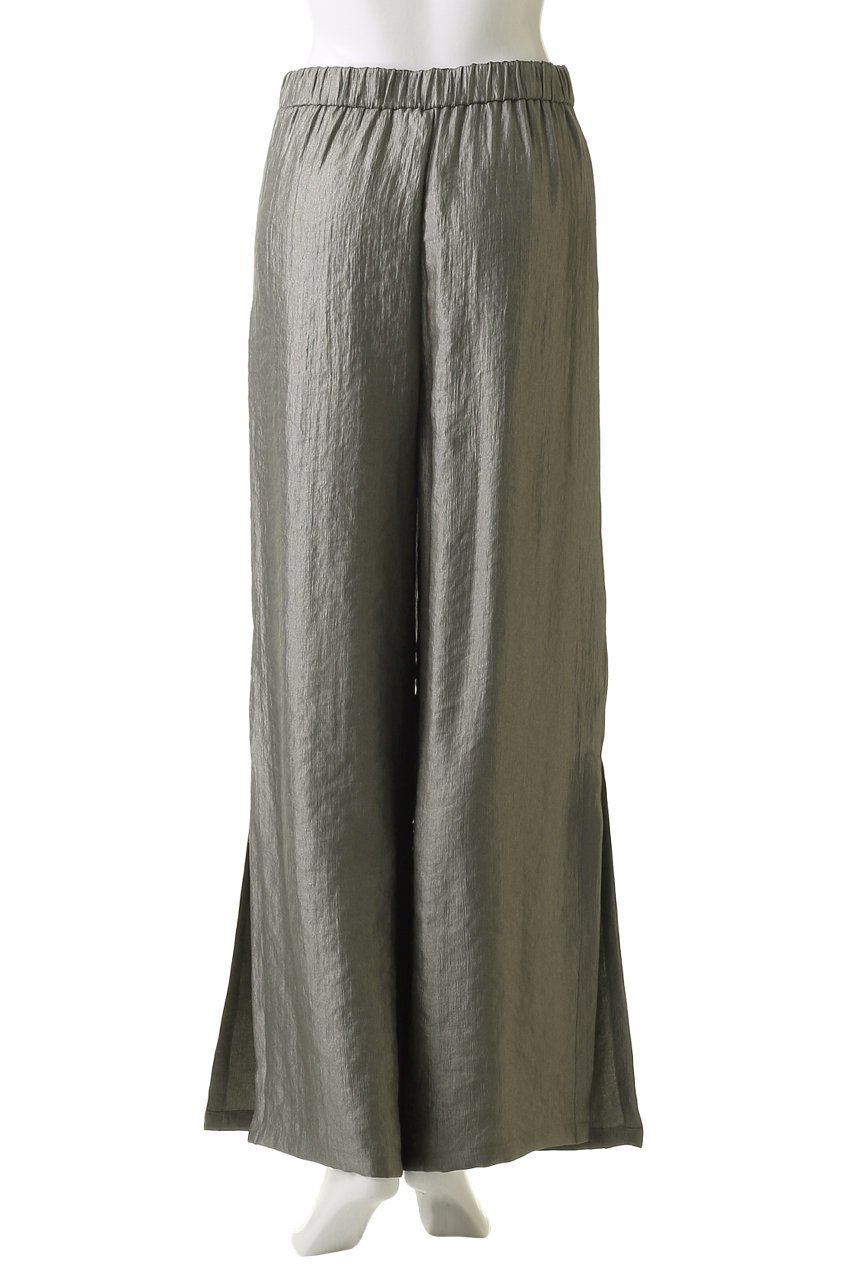 【エリオポール/heliopole】のサテンスリットイージーパンツ 人気、トレンドファッション・服の通販 founy(ファニー) 　ファッション　Fashion　レディースファッション　Fashion for Women　パンツ　Pants & Trousers　サテン　Satin, Glossy Fabric　スリット　Slit, Slit Detail　ロング　Long, Long-Length　定番　Standard, Basic Item　other-4|ID: prp329100004488858 ipo3291000000034386838