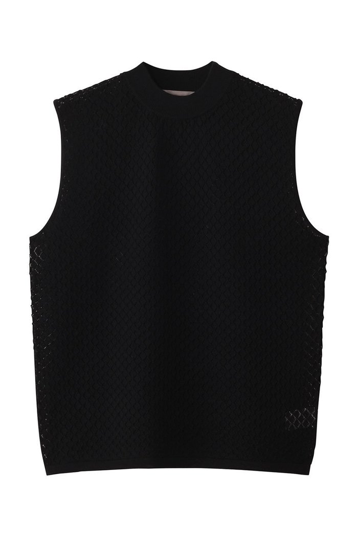 【エリオポール/heliopole】のスリーブレスアイレットニット インテリア・キッズ・メンズ・レディースファッション・服の通販 founy(ファニー) https://founy.com/ ファッション Fashion レディースファッション Fashion for Women トップス・カットソー Cut & Sew Tops ニット Knit Tops & Sweaters カジュアルプルオーバー・ニットトップス Pullovers & Knit Tops / Casual Pullovers スリーブ Sleeve, Long Sleeve / Short Sleeve エレガント 上品 Elegant 夏 Summer 春 Spring S/S・春夏 SS, Spring/Summer, Warm Season |ID: prp329100004488859 ipo3291000000035066471