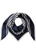 【ウィムガゼット/Whim Gazette】の【le scarf】ラインシルクスカーフ ネイビー|ID: prp329100004488871 ipo3291000000032802065