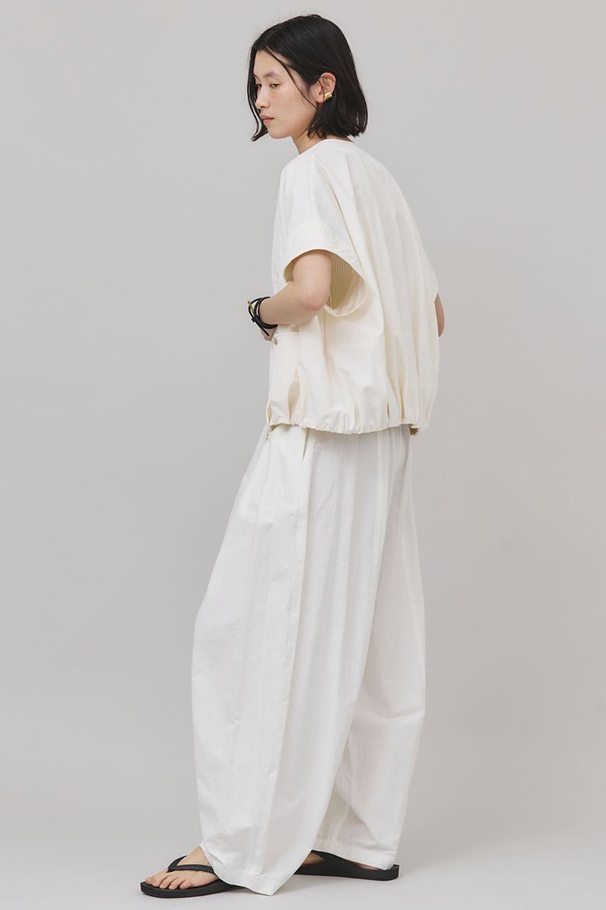 【カレンソロジー/Curensology】のタスランジップブラウス 人気、トレンドファッション・服の通販 founy(ファニー) 　ファッション　Fashion　レディースファッション　Fashion for Women　トップス・カットソー　Cut & Sew Tops　シャツ・ブラウス・オフィスカジュアル　Elegant Blouses & Button-Ups　ギャザー　Gathered, Ruffled　サテン　Satin, Glossy Fabric　ショート　Short, Short Length　ジップ　Zip, Zipper　スリーブ　Sleeve, Long Sleeve / Short Sleeve　バランス　Balance, Style Balance　ブルゾン　Blouson, Bomber Jacket　ワッシャー　Washer, Crinkled Finish　夏　Summer　日本製　Made In Japan　other-6|ID: prp329100004488876 ipo3291000000035652785