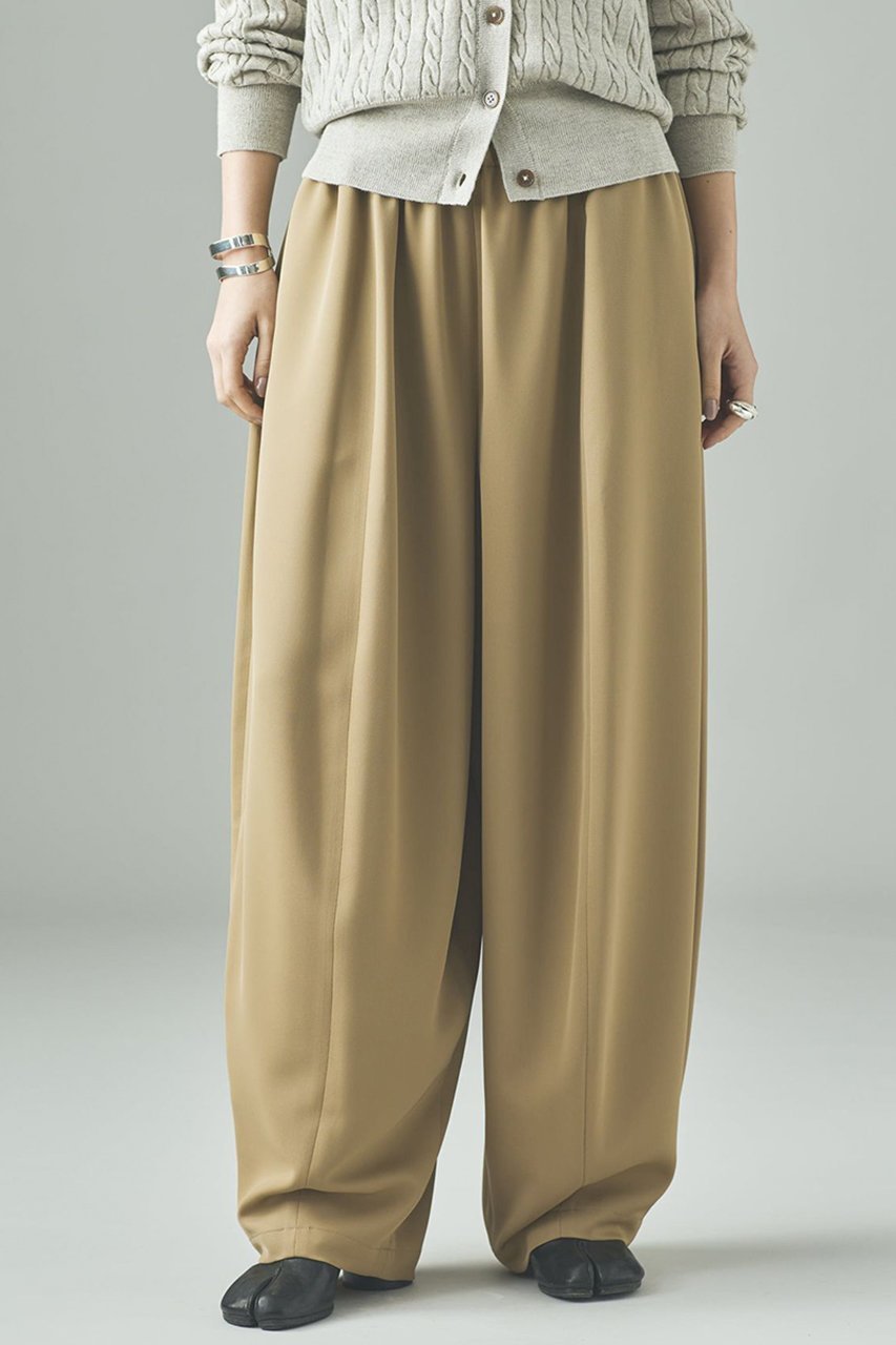 【カレンソロジー/Curensology】のフォールドロストパンツ 人気、トレンドファッション・服の通販 founy(ファニー) 　ファッション　Fashion　レディースファッション　Fashion for Women　パンツ　Pants & Trousers　ウォッシャブル　Machine Washable　ダブル　Double, Double-Breasted　ドレープ　Drape, Draping Fabric　夏　Summer　定番　Standard, Basic Item　日本製　Made In Japan　other-2|ID: prp329100004488879 ipo3291000000036639747