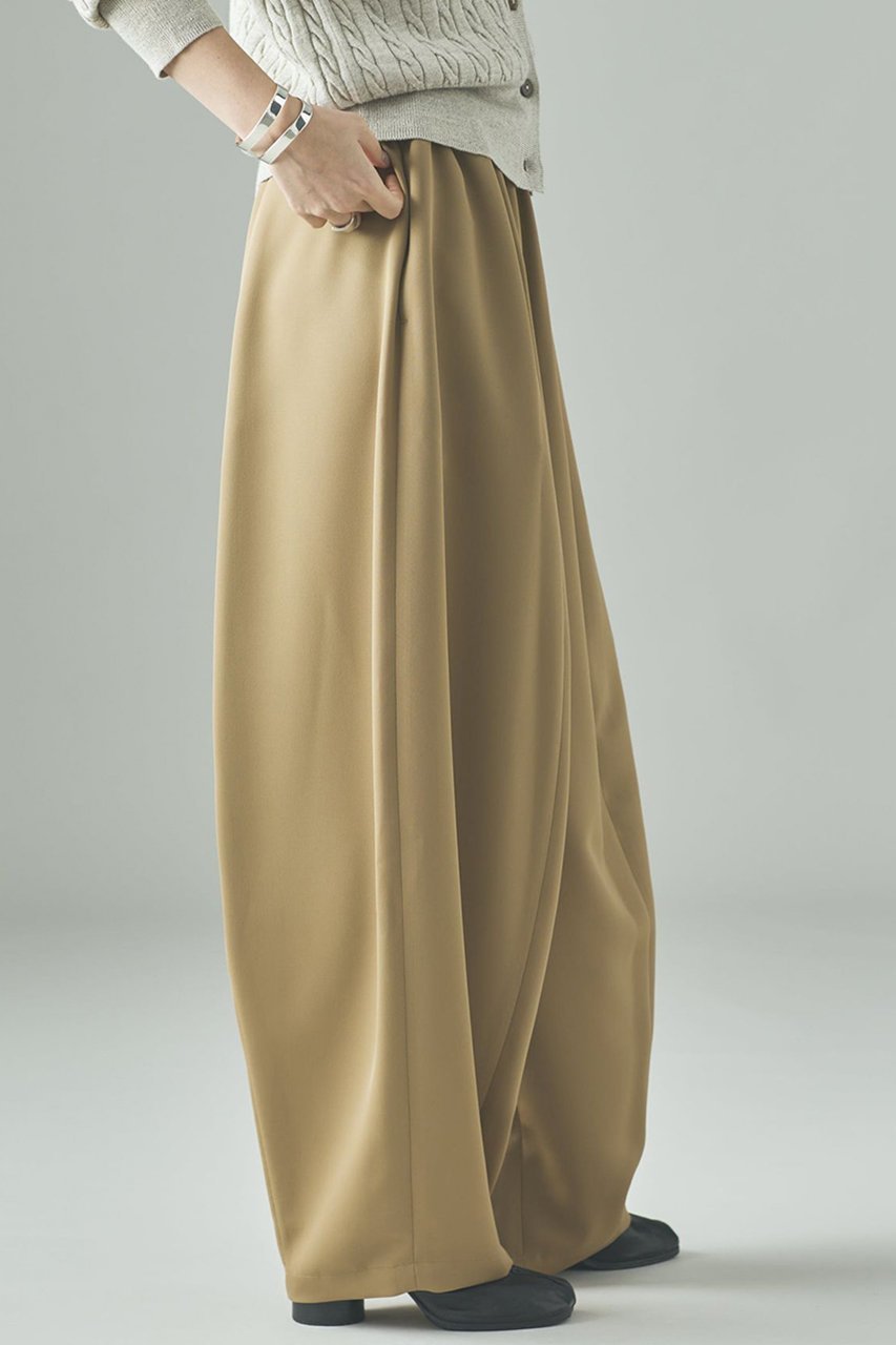 【カレンソロジー/Curensology】のフォールドロストパンツ 人気、トレンドファッション・服の通販 founy(ファニー) 　ファッション　Fashion　レディースファッション　Fashion for Women　パンツ　Pants & Trousers　ウォッシャブル　Machine Washable　ダブル　Double, Double-Breasted　ドレープ　Drape, Draping Fabric　夏　Summer　定番　Standard, Basic Item　日本製　Made In Japan　other-5|ID: prp329100004488879 ipo3291000000036639750