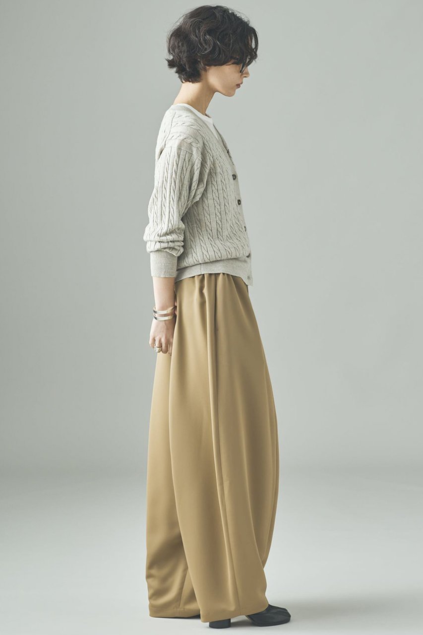 【カレンソロジー/Curensology】のフォールドロストパンツ 人気、トレンドファッション・服の通販 founy(ファニー) 　ファッション　Fashion　レディースファッション　Fashion for Women　パンツ　Pants & Trousers　ウォッシャブル　Machine Washable　ダブル　Double, Double-Breasted　ドレープ　Drape, Draping Fabric　夏　Summer　定番　Standard, Basic Item　日本製　Made In Japan　other-7|ID: prp329100004488879 ipo3291000000036639752