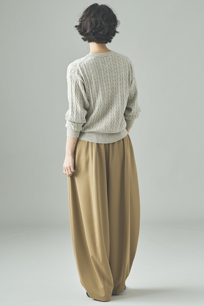 【カレンソロジー/Curensology】のフォールドロストパンツ 人気、トレンドファッション・服の通販 founy(ファニー) 　ファッション　Fashion　レディースファッション　Fashion for Women　パンツ　Pants & Trousers　ウォッシャブル　Machine Washable　ダブル　Double, Double-Breasted　ドレープ　Drape, Draping Fabric　夏　Summer　定番　Standard, Basic Item　日本製　Made In Japan　other-8|ID: prp329100004488879 ipo3291000000036639753