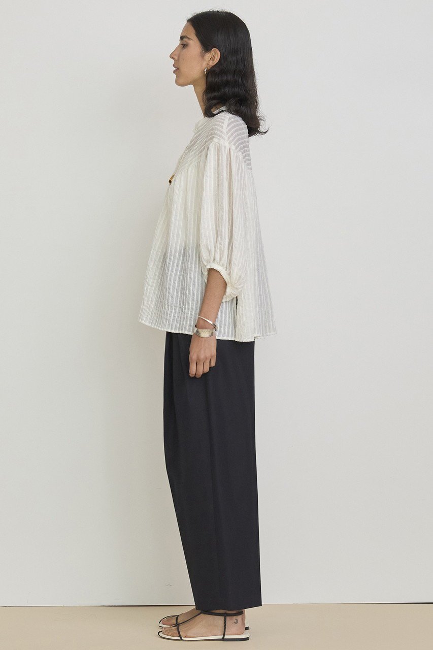 【ハウス オブ ロータス/HOUSE OF LOTUS】のコットンリネンレイヤードタックパンツ 人気、トレンドファッション・服の通販 founy(ファニー) 　ファッション　Fashion　レディースファッション　Fashion for Women　パンツ　Pants & Trousers　センター　Center, Center Line　フロント　Front, Front Design　リネン　Linen, Linen Fabric　エレガント 上品　Elegant　other-6|ID: prp329100004488881 ipo3291000000034952601