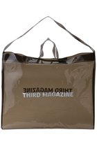 【サードマガジン/THIRD MAGAZINE】のロゴクリアバッグ グレー|ID:prp329100004488882