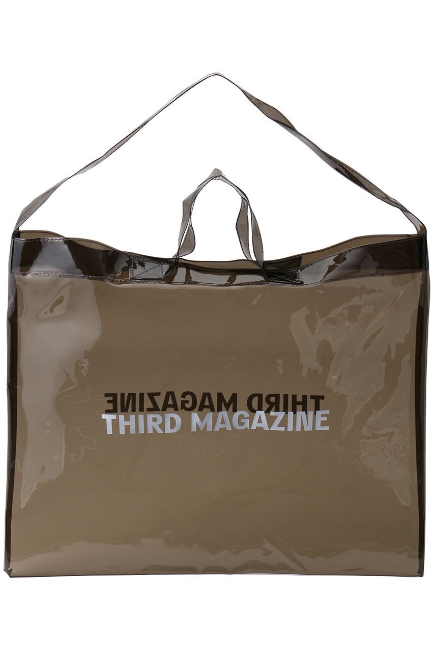 【サードマガジン/THIRD MAGAZINE】のロゴクリアバッグ インテリア・キッズ・メンズ・レディースファッション・服の通販 founy(ファニー) 　ファッション　Fashion　レディースファッション　Fashion for Women　バッグ　Bags　おすすめ　Recommended / Our Picks　再入荷　Restock / Back in Stock　夏　Summer　春　Spring　S/S・春夏　SS, Spring/Summer, Warm Season　グレー|ID: prp329100004488882 ipo3291000000032779452