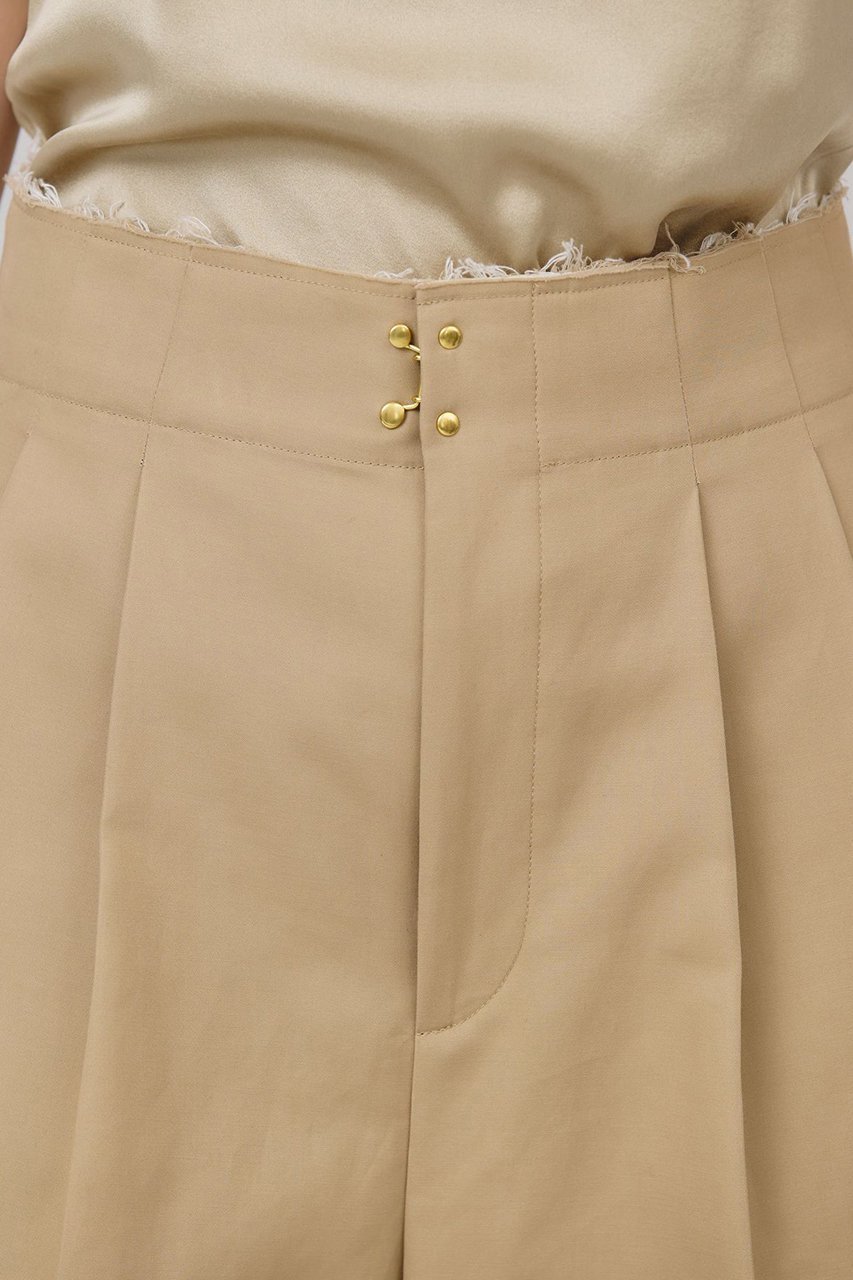 【カレンソロジー/Curensology】のコットンニーレングスワイドパンツ 人気、トレンドファッション・服の通販 founy(ファニー) 　ファッション　Fashion　レディースファッション　Fashion for Women　パンツ　Pants & Trousers　ショートパンツ・ハーフパンツ　High-Waisted & Relaxed Shorts　ショート　Short, Short Length　ダブル　Double, Double-Breasted　夏　Summer　日本製　Made In Japan　other-8|ID: prp329100004488888 ipo3291000000032811681