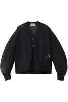 【デパリエ/DEPAREILLE】のシアーVネックカーディガン 人気、トレンドファッション・服の通販 founy(ファニー) ファッション Fashion レディースファッション Fashion for Women トップス・カットソー Cut & Sew Tops ニット Knit Tops & Sweaters カーディガン・羽織り Layered Style Cardigans Vネックトップス V-Neck Tops / V-Cut Neckline Shirts カーディガン Cardigan, Knitwear シアー Sheer, See-Through ベーシック Basic, Essential 夏 Summer thumbnail ブラック|ID: prp329100004488895 ipo3291000000035655491