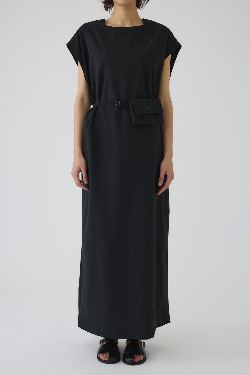 【リムアーク/RIM.ARK】のPochette belt set boat neck OP/ワンピース 人気、トレンドファッション・服の通販 founy(ファニー) 　ファッション　Fashion　レディースファッション　Fashion for Women　ワンピース　Dresses　チュニック　Tunic Tops & Dresses　シェイプ　Shape, Slim Fit　チュニック　Tunic, Long Top　メランジ　Melange, Mixed Yarn　リラックス　Relax, Relaxed Fit　ロング　Long, Long-Length　エレガント 上品　Elegant　夏　Summer　 other-1|ID: prp329100004488900 ipo3291000000032864814