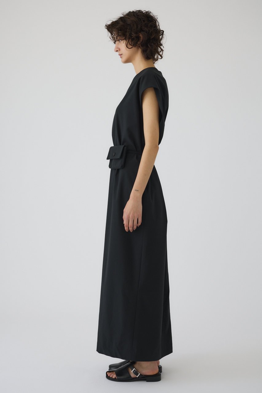 【リムアーク/RIM.ARK】のPochette belt set boat neck OP/ワンピース 人気、トレンドファッション・服の通販 founy(ファニー) 　ファッション　Fashion　レディースファッション　Fashion for Women　ワンピース　Dresses　チュニック　Tunic Tops & Dresses　シェイプ　Shape, Slim Fit　チュニック　Tunic, Long Top　メランジ　Melange, Mixed Yarn　リラックス　Relax, Relaxed Fit　ロング　Long, Long-Length　エレガント 上品　Elegant　夏　Summer　other-3|ID: prp329100004488900 ipo3291000000032864827