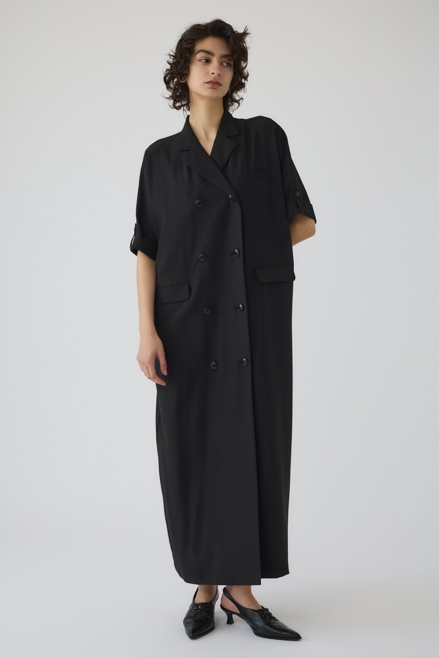 【リムアーク/RIM.ARK】のDouble breasted OP/ワンピース 人気、トレンドファッション・服の通販 founy(ファニー) 　ファッション　Fashion　レディースファッション　Fashion for Women　ワンピース　Dresses　チュニック　Tunic Tops & Dresses　ダブル　Double, Double-Breasted　チュニック　Tunic, Long Top　ロング　Long, Long-Length　 other-1|ID: prp329100004488901 ipo3291000000032886273