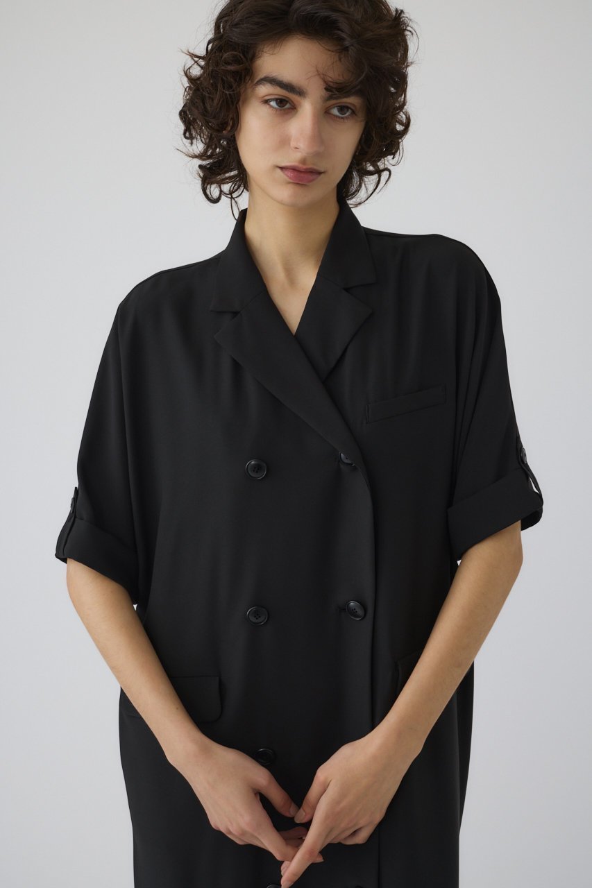 【リムアーク/RIM.ARK】のDouble breasted OP/ワンピース 人気、トレンドファッション・服の通販 founy(ファニー) ファッション Fashion レディースファッション Fashion for Women ワンピース Dresses チュニック Tunic Tops & Dresses ダブル Double, Double-Breasted チュニック Tunic, Long Top ロング Long, Long-Length other-7|ID: prp329100004488901 ipo3291000000035737485