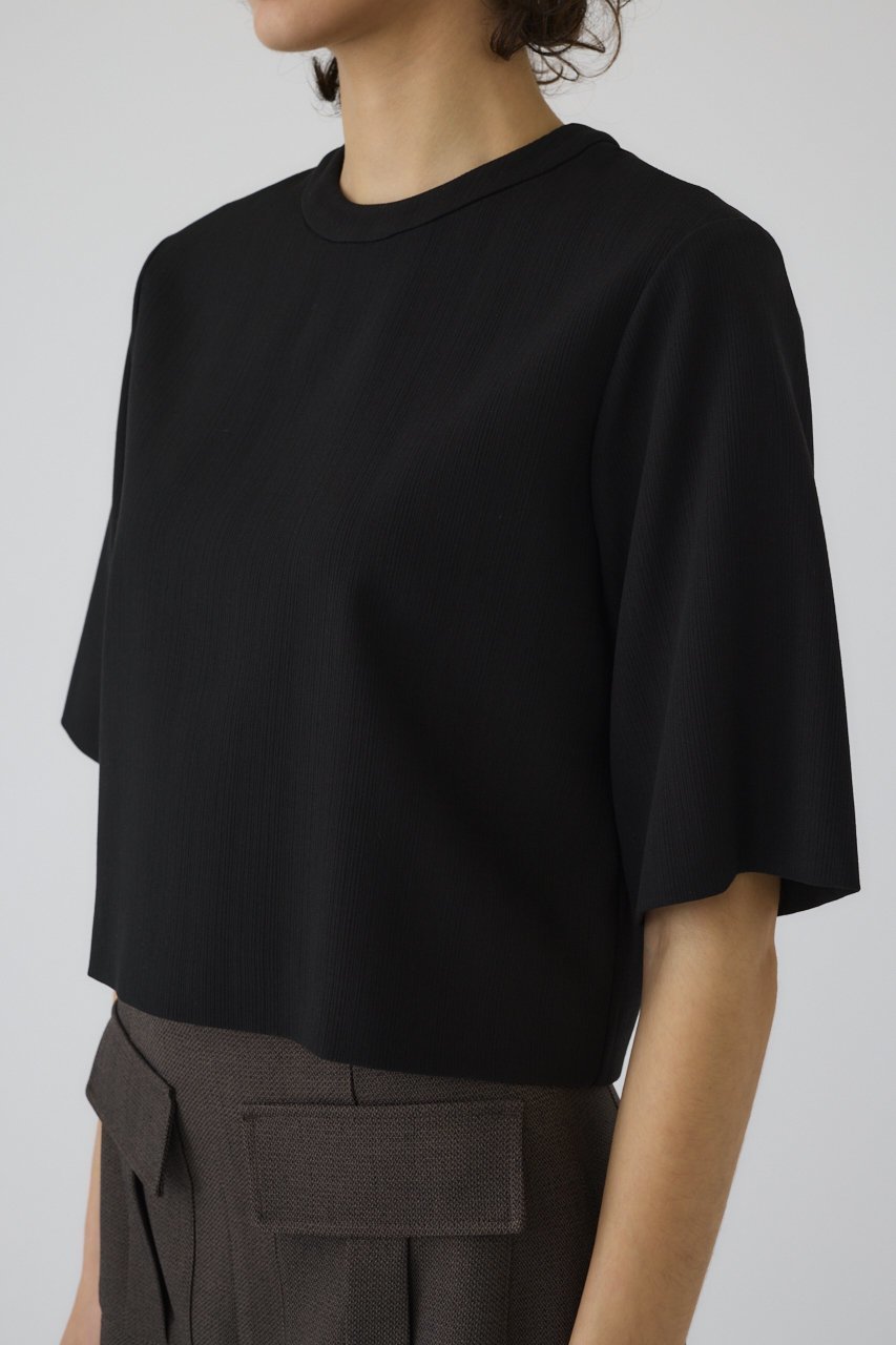 【リムアーク/RIM.ARK】のCropped box tops/トップス 人気、トレンドファッション・服の通販 founy(ファニー) 　ファッション　Fashion　レディースファッション　Fashion for Women　トップス・カットソー　Cut & Sew Tops　シャツ・ブラウス・オフィスカジュアル　Elegant Blouses & Button-Ups　ロングTシャツ・Tシャツ　Longline T-Shirts & Tees　カットソー・ベーシックTシャツ　Cut-and-Sewn Tops / Stretch Tees & Basics　クロップド　Cropped, Short Length　ショート　Short, Short Length　スリーブ　Sleeve, Long Sleeve / Short Sleeve　セットアップ　Set-Up, Coordinated Outfit　リュクス　Luxury, Elegant, High-End, Chic　夏　Summer　other-3|ID: prp329100004488902 ipo3291000000032855730