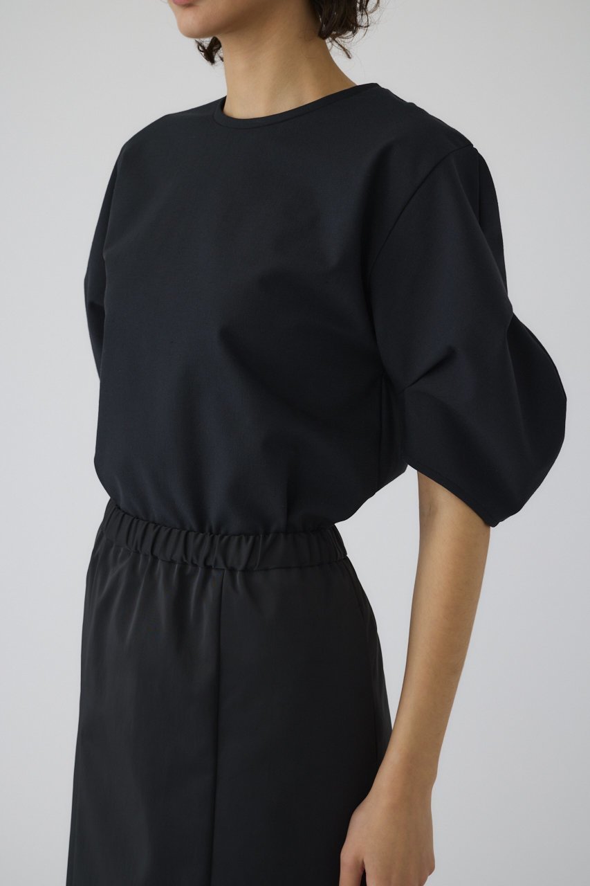 【リムアーク/RIM.ARK】のTuck sleeve design cut tops/トップス 人気、トレンドファッション・服の通販 founy(ファニー) 　ファッション　Fashion　レディースファッション　WOMEN　トップス・カットソー　Tops/Tshirt　シャツ/ブラウス　Shirts/Blouses　ロング / Tシャツ　T-Shirts　カットソー　Cut and Sewn　おすすめ　Recommend　ショート　Short　ストレッチ　Stretch　スリーブ　Sleeve　ネップ　Nep Yarn　リネン　Linen　ワーク　Work　other-3|ID: prp329100004488904 ipo3291000000032100334