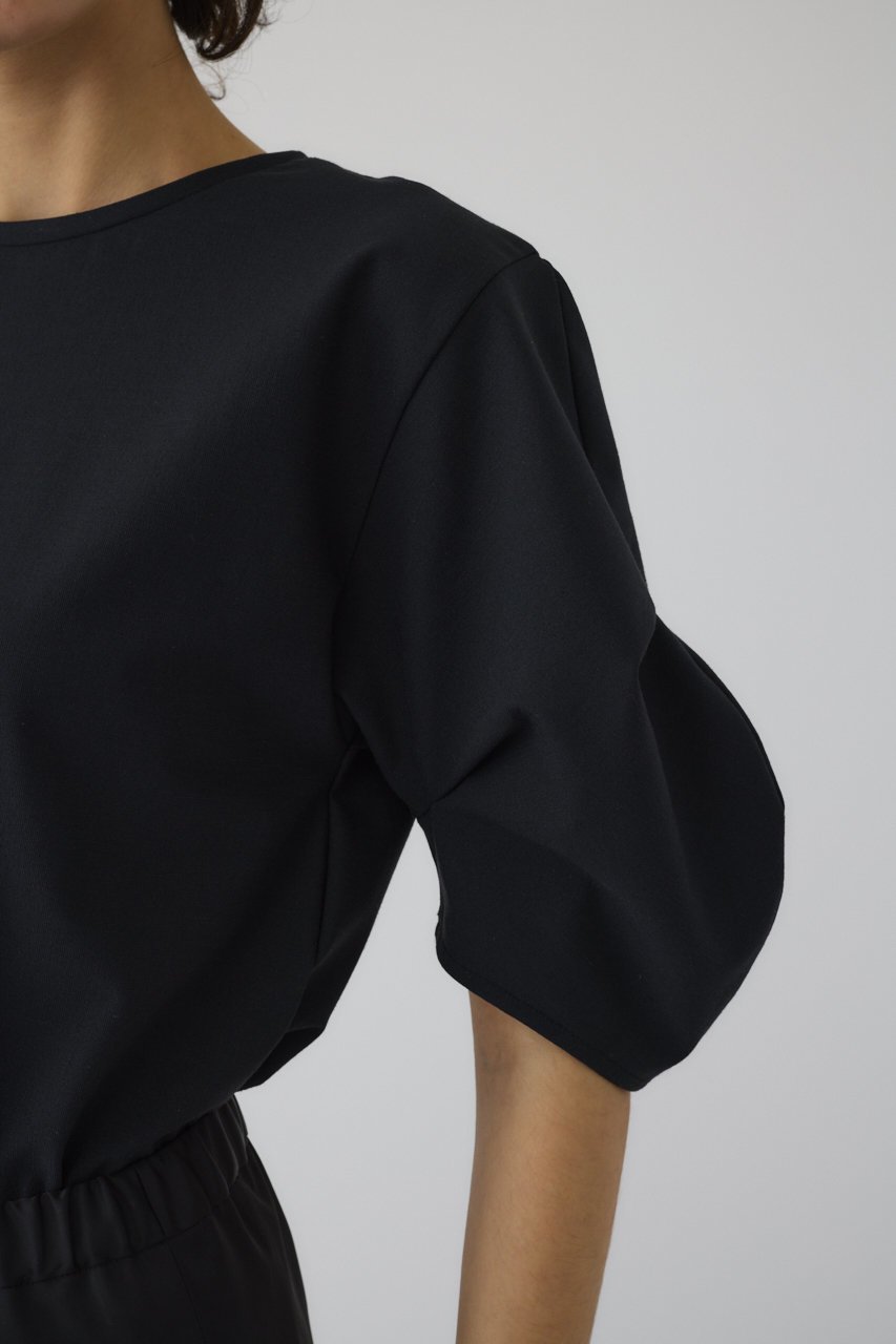 【リムアーク/RIM.ARK】のTuck sleeve design cut tops/トップス 人気、トレンドファッション・服の通販 founy(ファニー) 　ファッション　Fashion　レディースファッション　WOMEN　トップス・カットソー　Tops/Tshirt　シャツ/ブラウス　Shirts/Blouses　ロング / Tシャツ　T-Shirts　カットソー　Cut and Sewn　おすすめ　Recommend　ショート　Short　ストレッチ　Stretch　スリーブ　Sleeve　ネップ　Nep Yarn　リネン　Linen　ワーク　Work　other-8|ID: prp329100004488904 ipo3291000000032100339