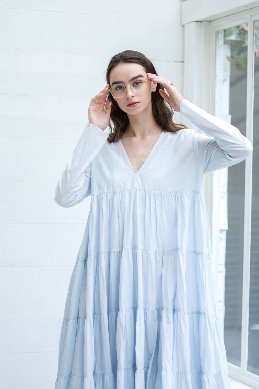 【マーレット/MERLETTE】の【日本別注】BAHAMA MAMA EXCLUSIVE Vネックティアードドレス 人気、トレンドファッション・服の通販 founy(ファニー) 　ファッション　Fashion　レディースファッション　Fashion for Women　ワンピース　Dresses　フォーマル・パーティードレス・結婚式用ドレス　Elegant & Casual Dresses　チュニック　Tunic Tops & Dresses　チュニック　Tunic, Long Top　ドレス　Dress, One-Piece　リゾート　Resort, Vacation Style　再入荷　Restock / Back in Stock　別注　Limited Edition, Custom Order　夏　Summer　旅行　Travel　other-7|ID: prp329100004488908 ipo3291000000032731623