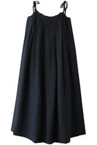 【マーレット/MERLETTE】のLAURUS ハニカムハンドスモッキング刺しゅう リネン キャミドレス ネイビー|ID:prp329100004488911