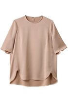 【デザイン ワークス/DESIGN WORKS】のベーシックTブラウス 人気、トレンドファッション・服の通販 founy(ファニー) ファッション Fashion レディースファッション Fashion for Women トップス・カットソー Cut & Sew Tops シャツ・ブラウス・オフィスカジュアル Elegant Blouses & Button-Ups ショート Short, Short Length スリット Slit, Slit Detail スリーブ Sleeve, Long Sleeve / Short Sleeve ベーシック Basic, Essential thumbnail ピンク|ID: prp329100004490686 ipo3291000000035366680