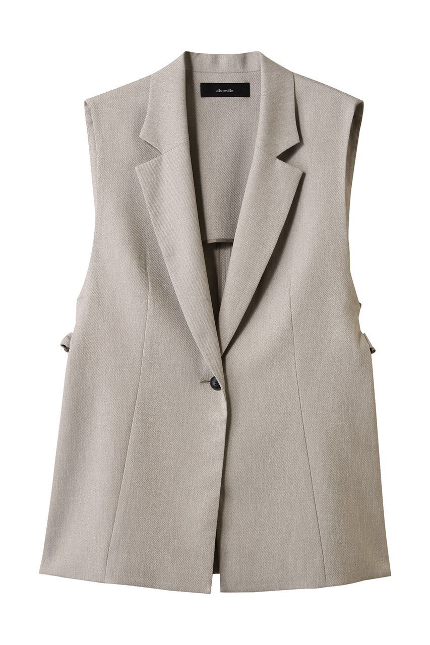 【アルアバイル/allureville】の麻調カルゼサイドオープンジレ 人気、トレンドファッション・服の通販 founy(ファニー) ファッション Fashion レディースファッション Fashion for Women アウター Coat / Outerwear Collection レディースジャケット・軽アウター Jackets シンプル Simple, Minimal ジャケット Jacket, Outerwear ベスト Vest, Waistcoat other-1|ID: prp329100004490693 ipo3291000000035929130